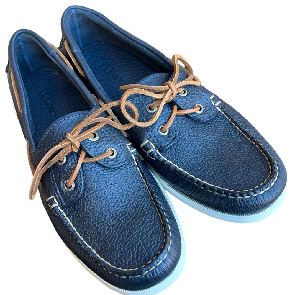 NWOB $99 L.L. Bean Men's Casco Bay Boat Mocs - Picture 7 of 8